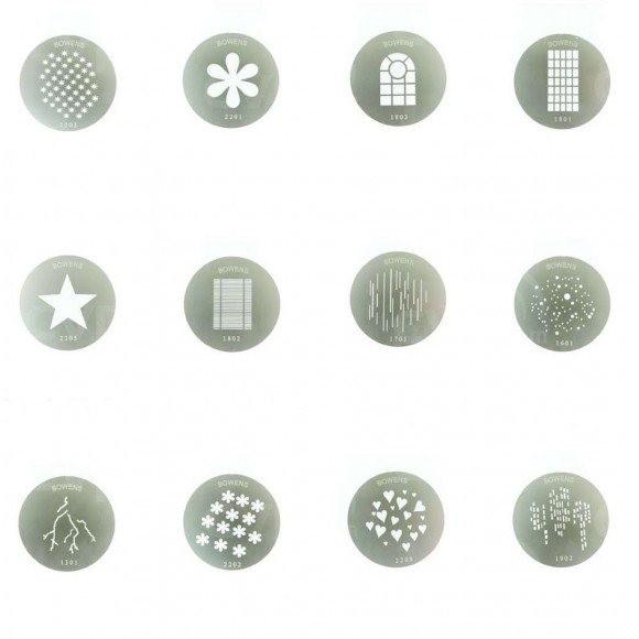 Bowens BW1879 Set of 12 Gobos 